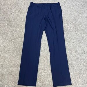 Lesmart Pants Womens 8 Dark Blue Standard Fit Golf Series Trouser Stretch
